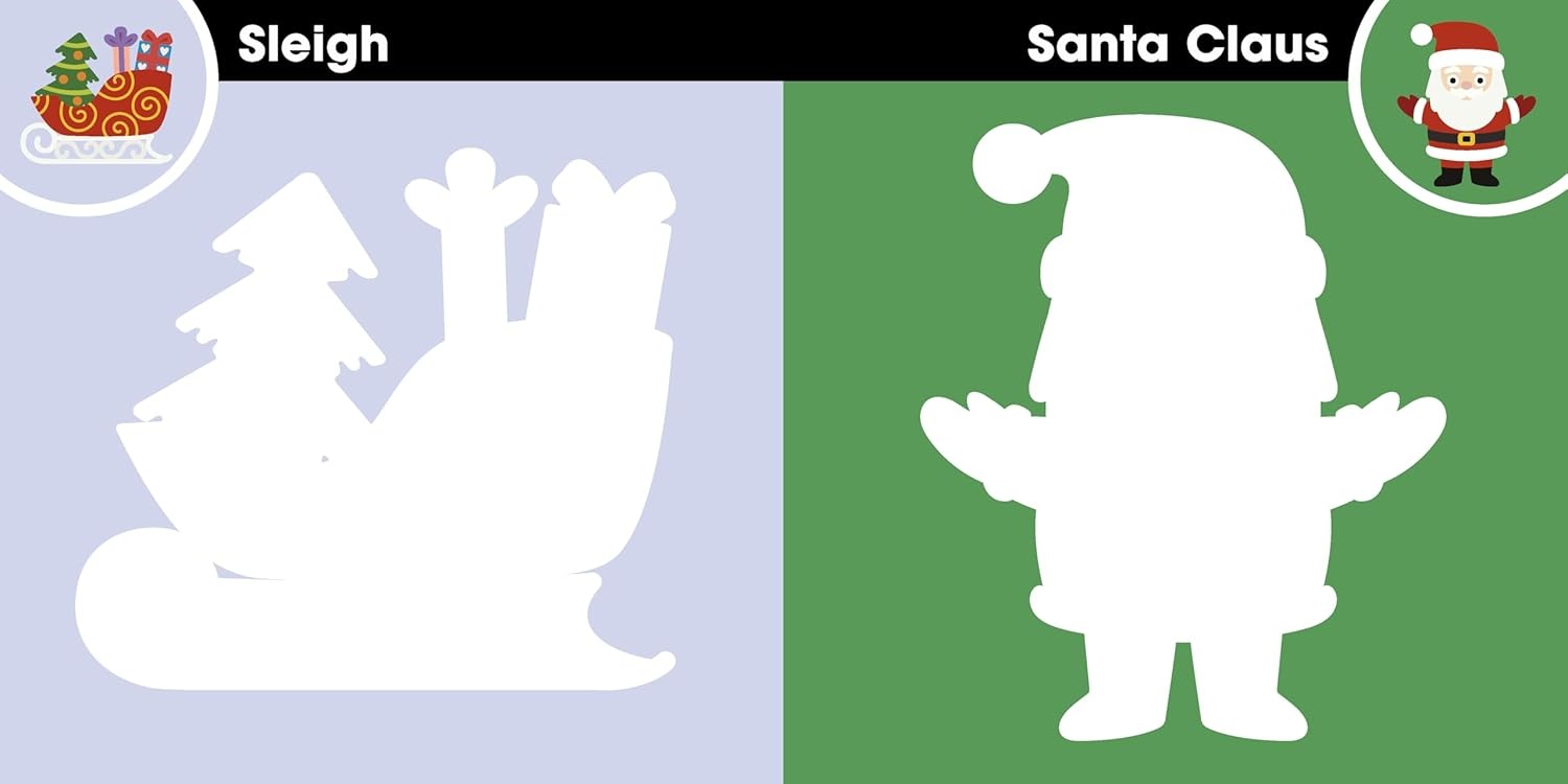 My First Sticker Art Book: Merry Christmas