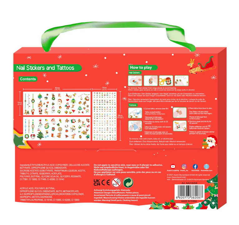 Avenir Nail Stickers & Tattoos Christmas