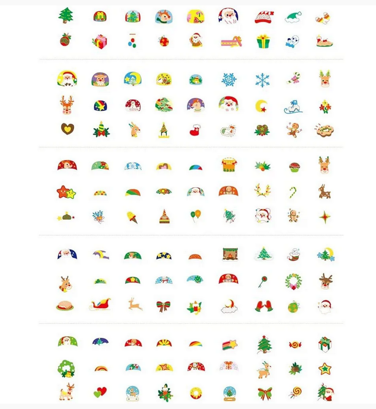 Avenir Nail Stickers & Tattoos Christmas