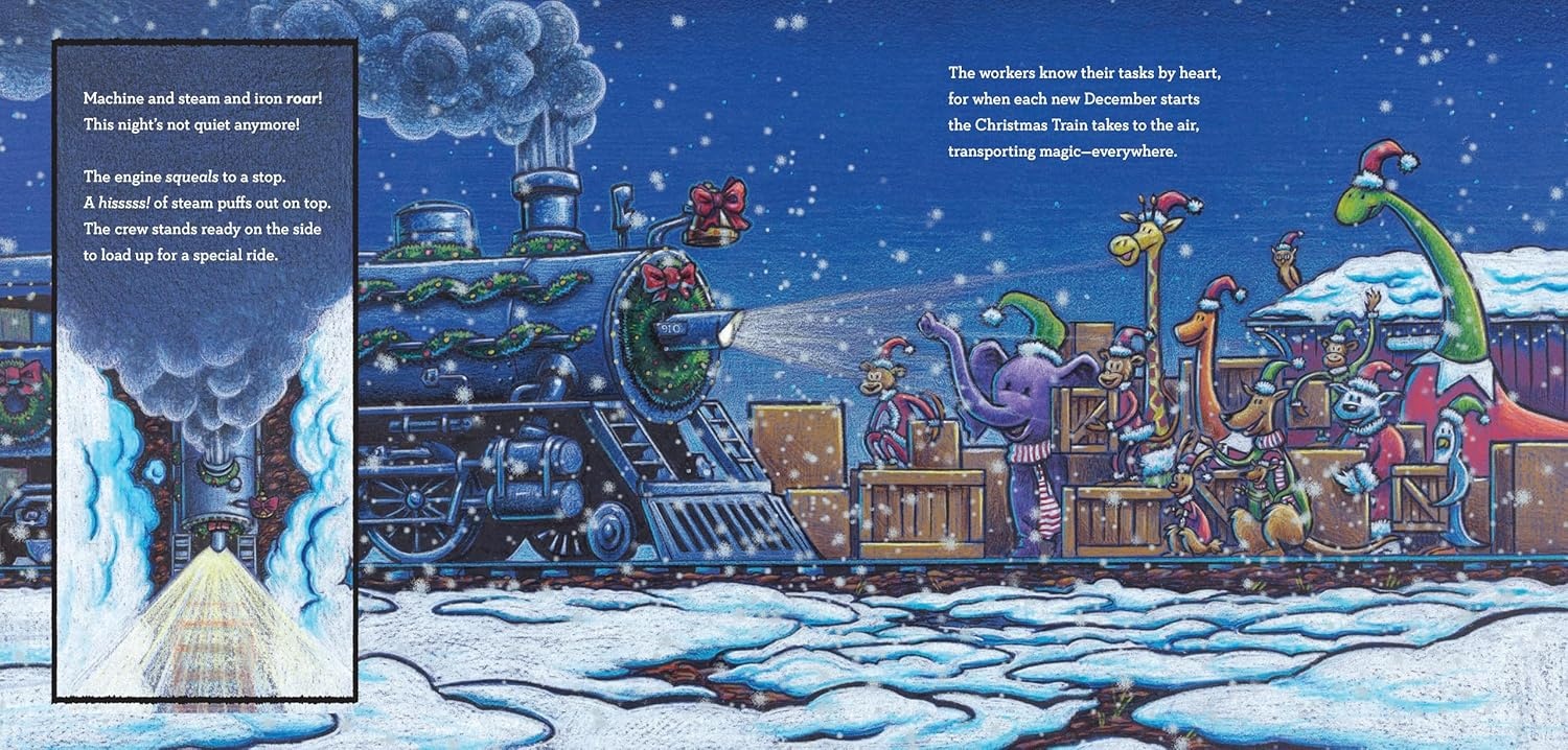 Steam Train, Dream Train Next Stop, Christmas! Hardcover Picture Book