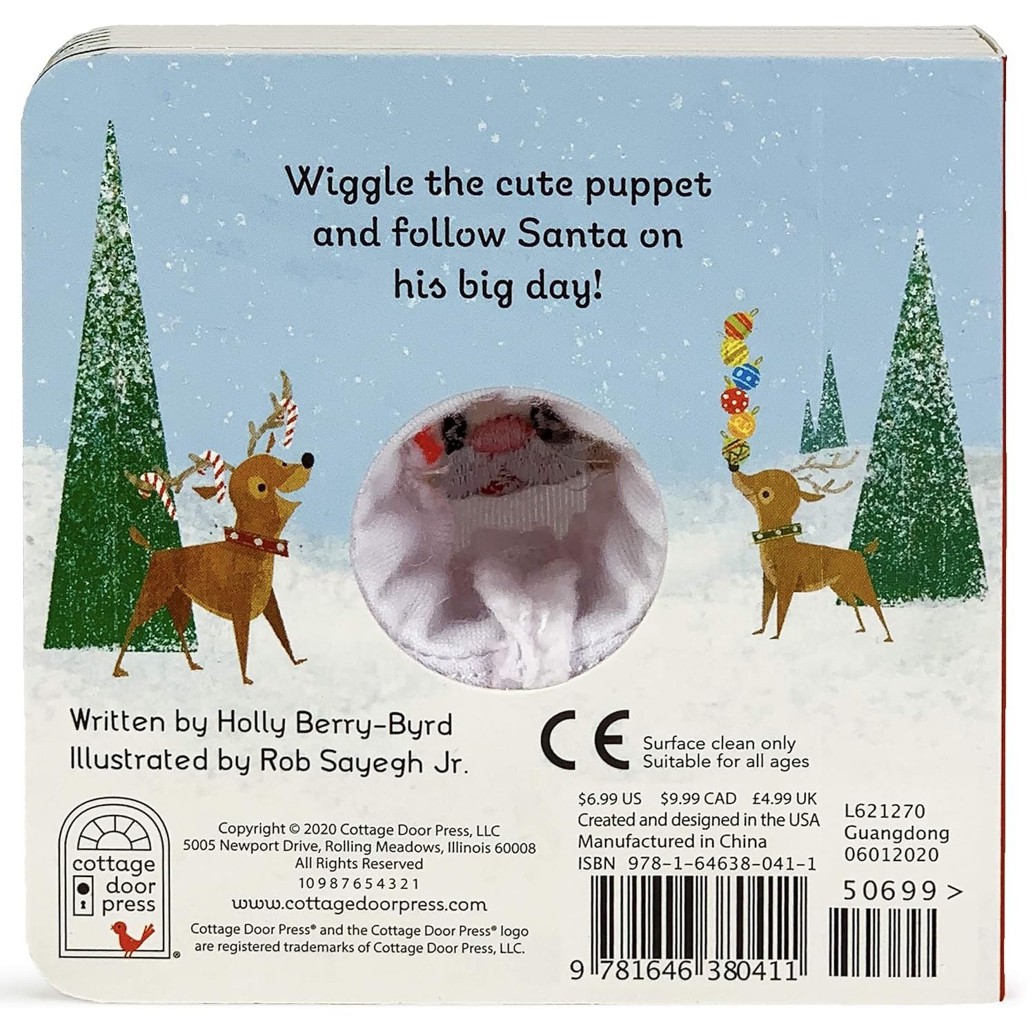 Finger Puppet Board Book Santa's Big Day