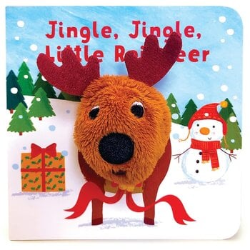 Finger Puppet Board Book Jingle Jingle Little Reindeer