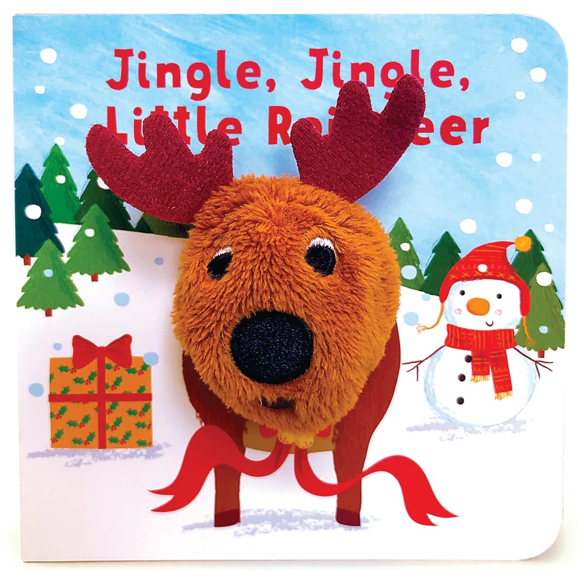 Finger Puppet Board Book Jingle Jingle Little Reindeer