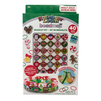 Rainbow Loom Beadmoji Holly Jolly