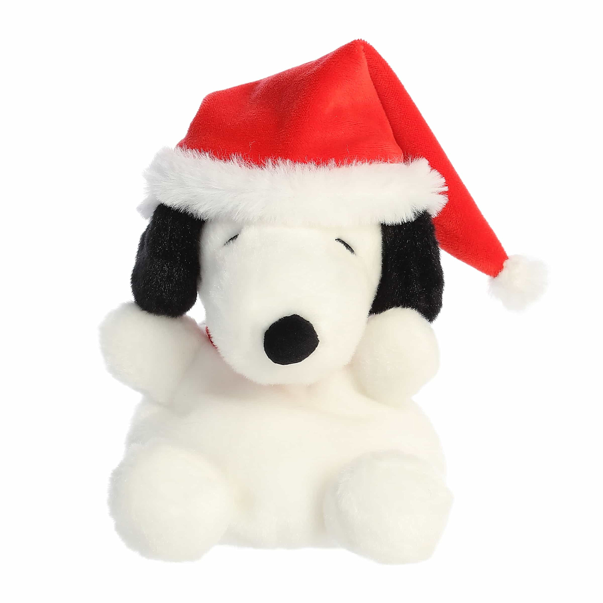 Palm Pals Snoopy with Santa Hat