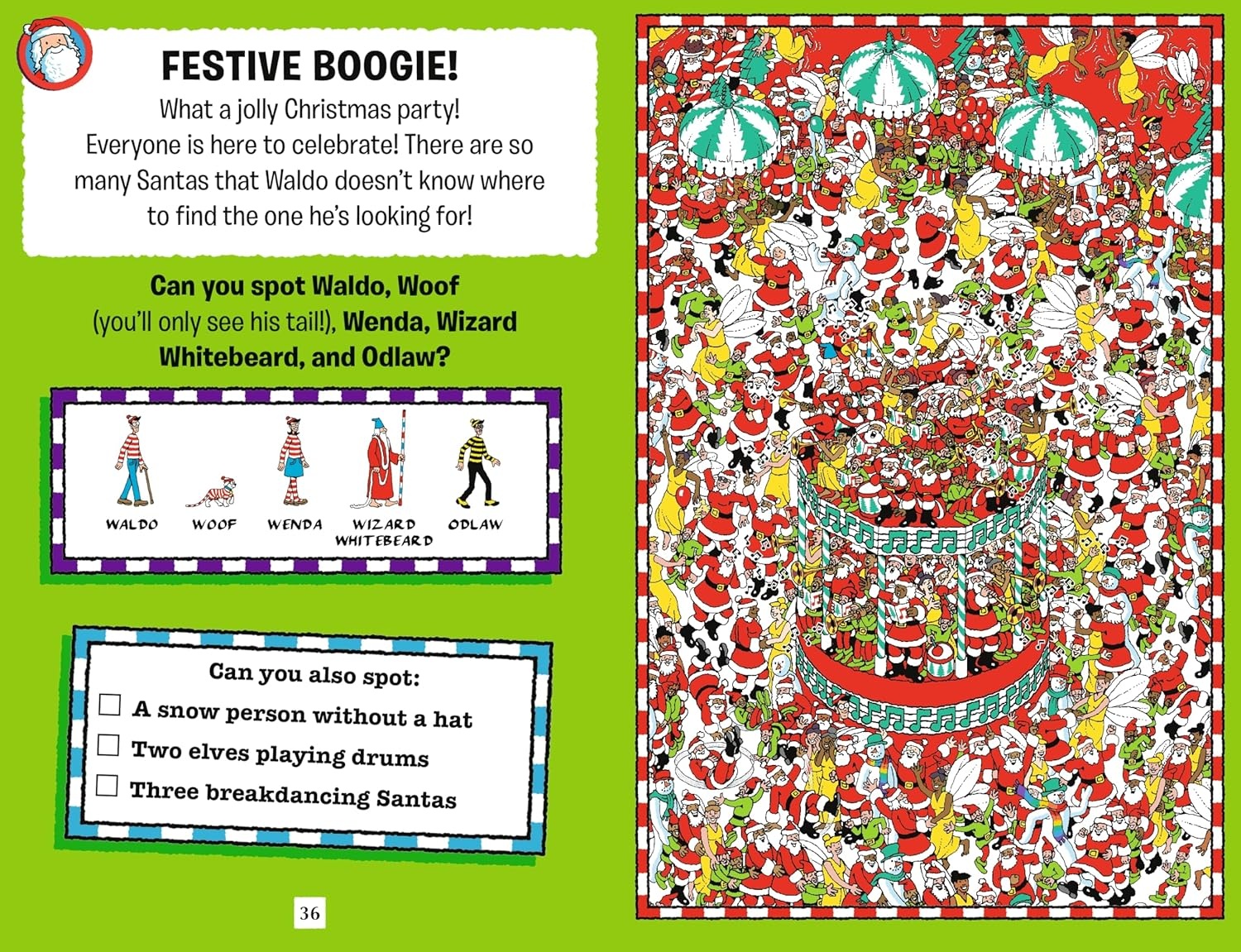 Candlewick Press Where's Waldo: The Search for Santa