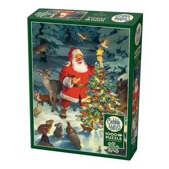 Cobble Hill Puzzles Cobble Hill Puzzle 1000pc Santa's Tree
