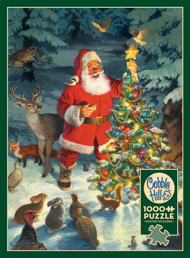 Cobble Hill Puzzles Cobble Hill Puzzle 1000pc Santa's Tree