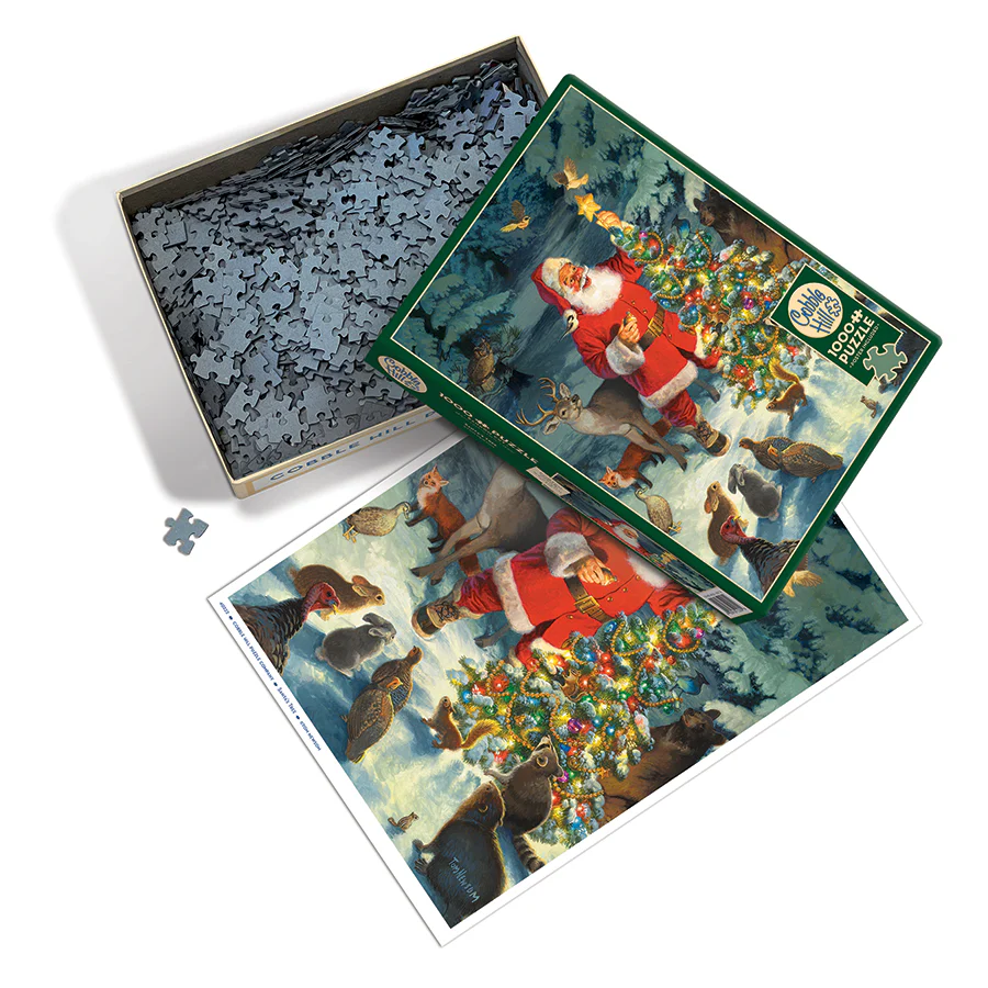 Cobble Hill Puzzles Cobble Hill Puzzle 1000pc Santa's Tree