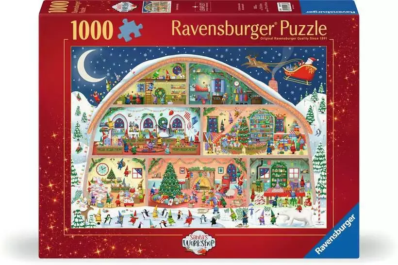 Ravensburger Puzzle 1000pc Santa's Workshop