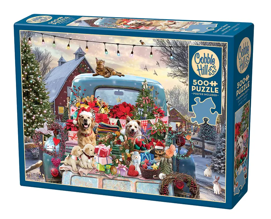 Cobble Hill Puzzles Cobble Hill Puzzle 500pc Country Truck in Winter