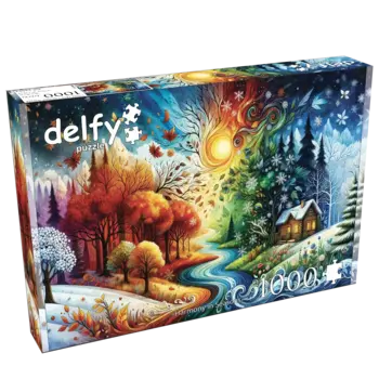 Delfy Puzzle 1000pc Harmony in Seasons