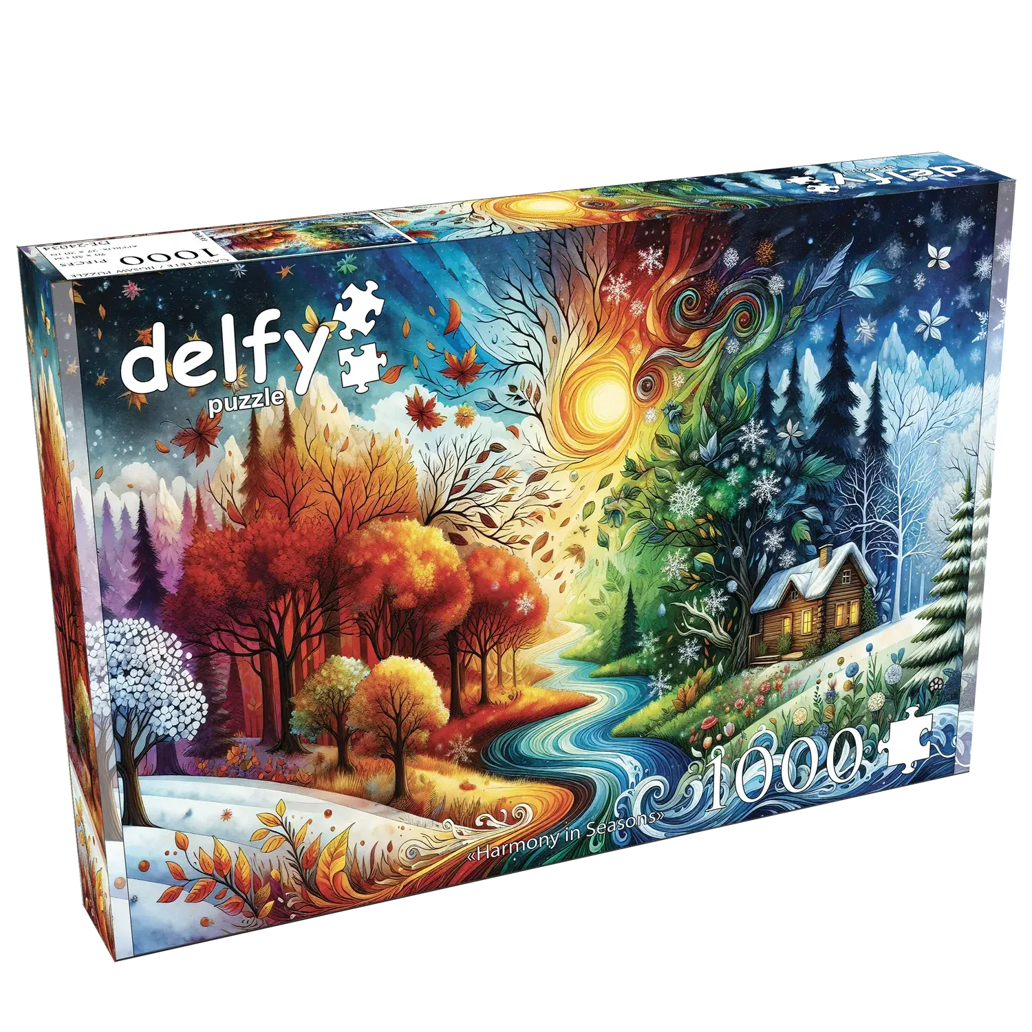 Delfy Puzzle 1000pc Harmony in Seasons