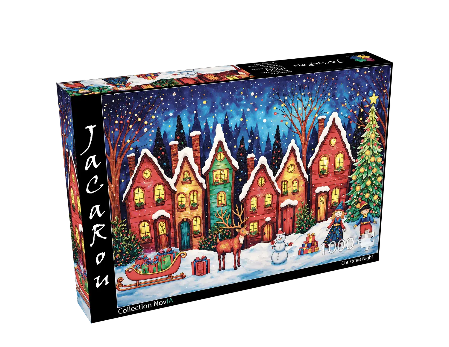 JaCaRou Puzzle 1000pc Christmas Night