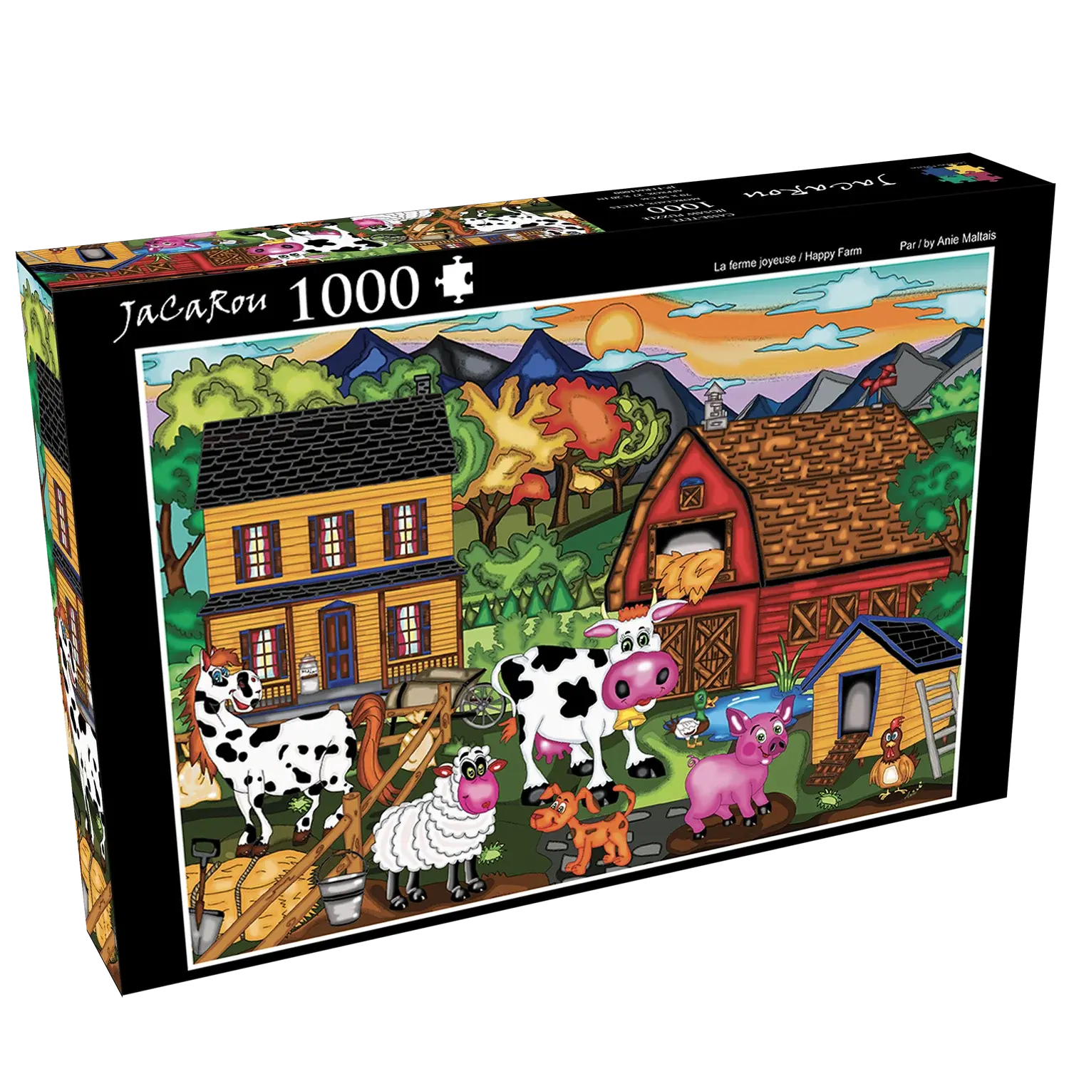 JaCaRou Puzzle 1000pc Happy Farm