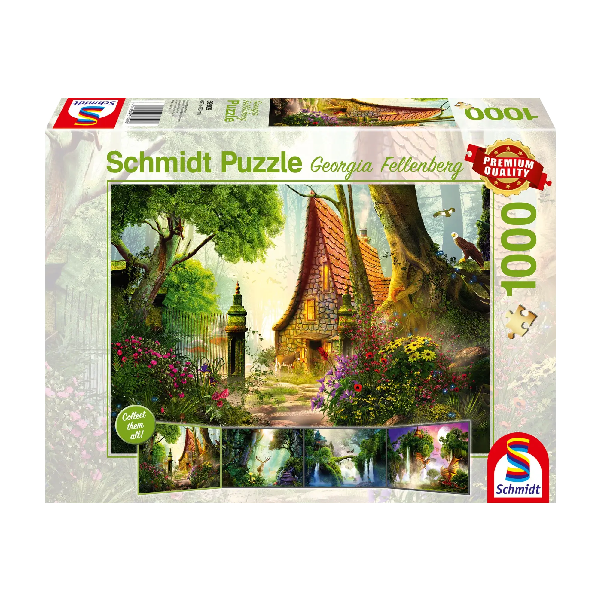 Schmidt Puzzle 1000pc House in the Glade
