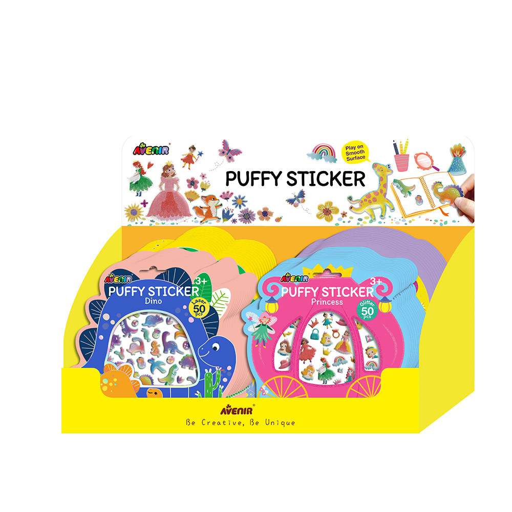 Avenir Puffy Stickers: Assorted
