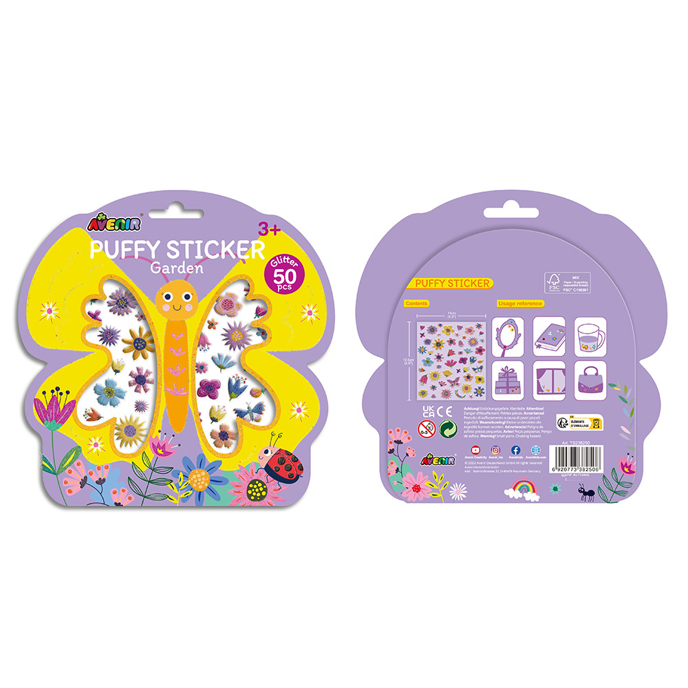 Avenir Puffy Stickers: Assorted