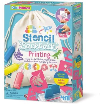 4M KidzMaker Stencil Backpack Printing