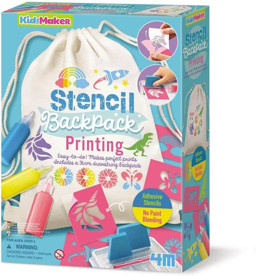 4M KidzMaker Stencil Backpack Printing