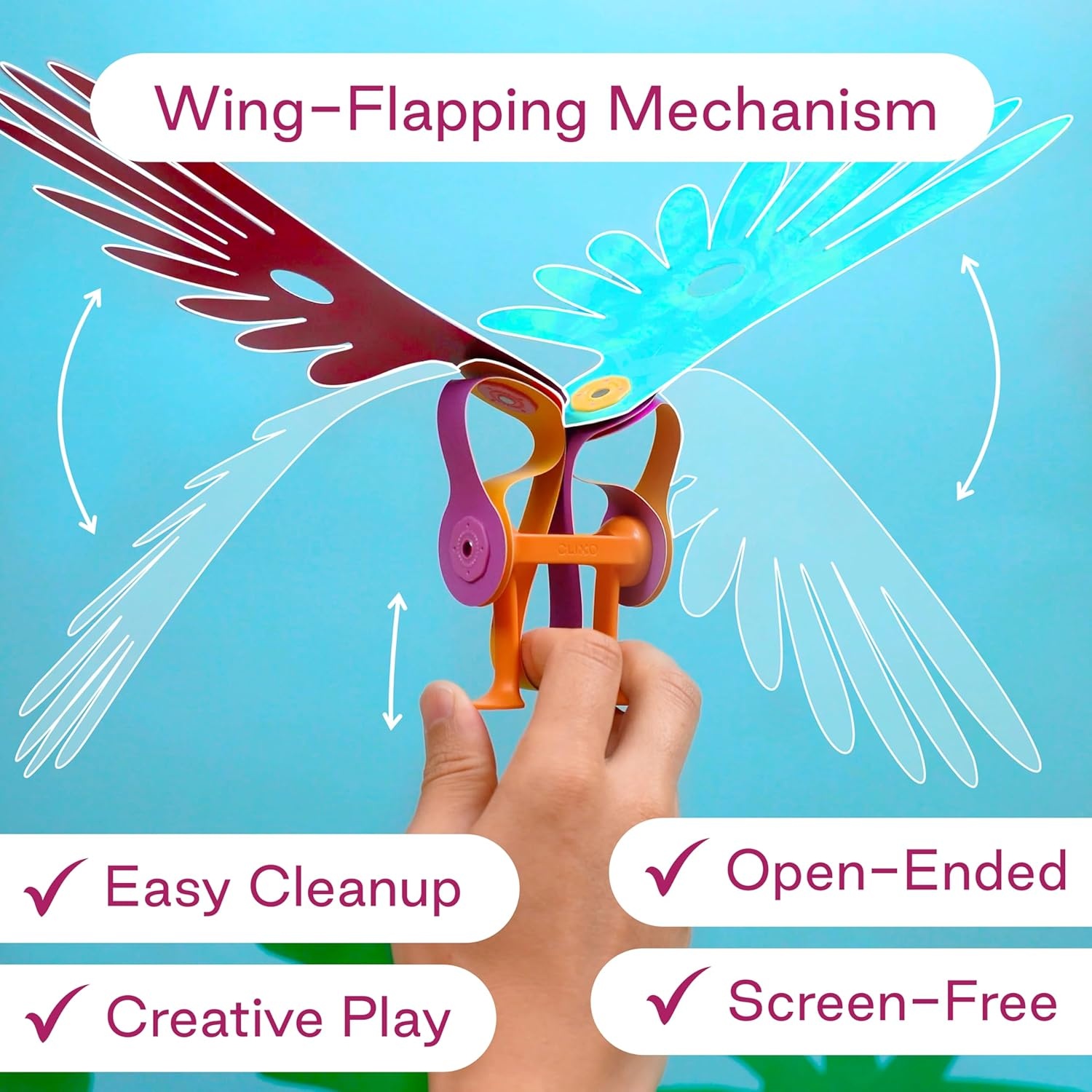 Clixo Magnetic Play: Tropical Birds Pack