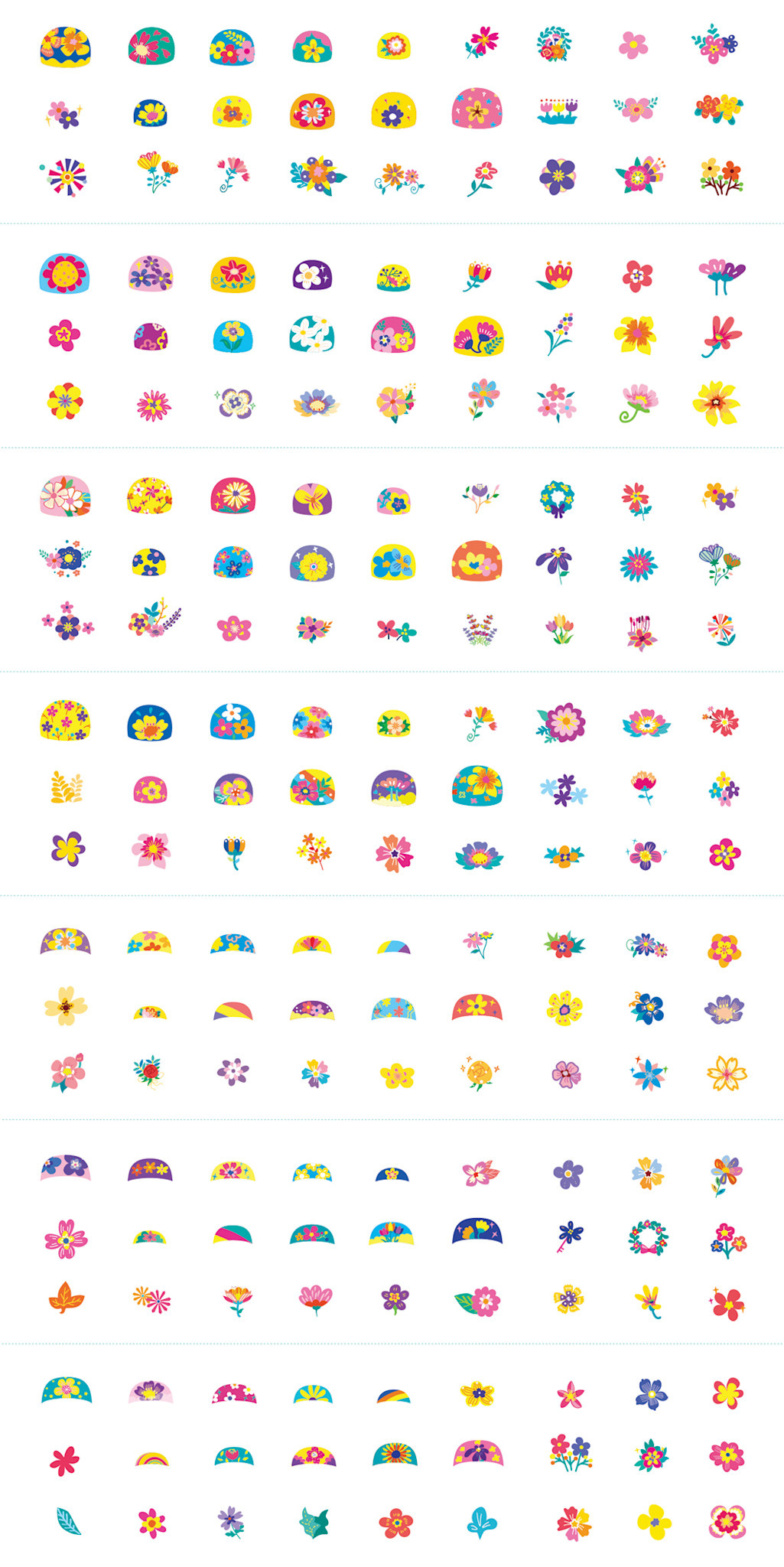 Avenir Nail Stickers & Tattoos Flower