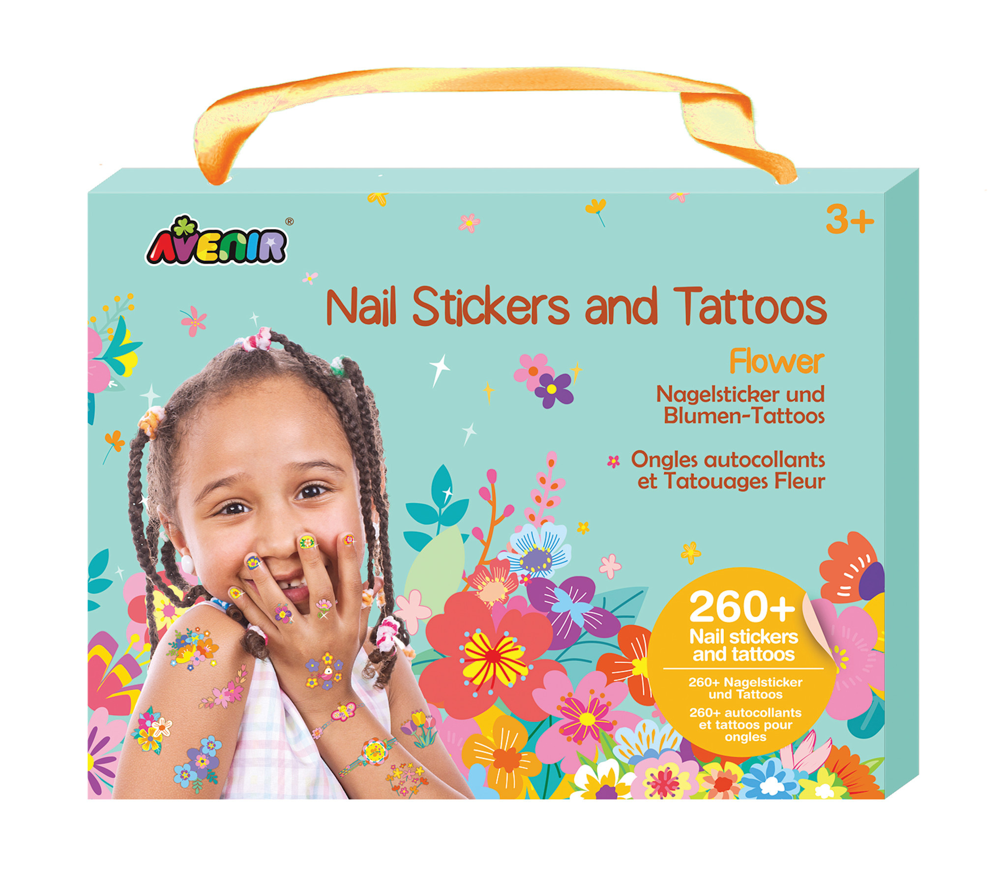 Avenir Nail Stickers & Tattoos Flower