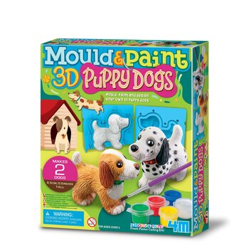 4M Mould and Paint Puppy Dogs