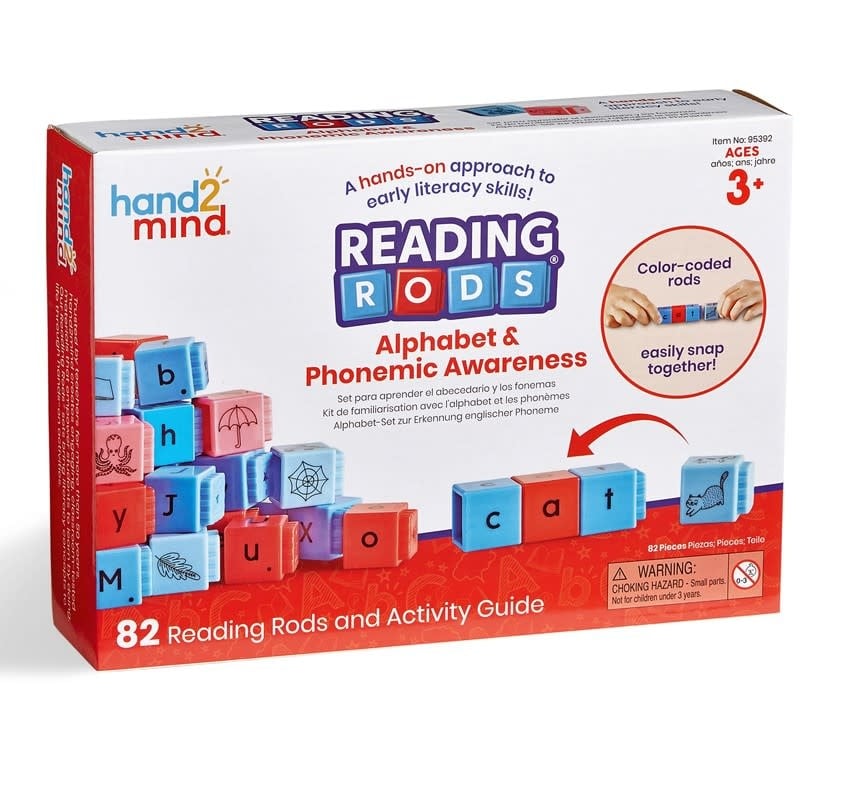 hand2mind Reading Rods Alphabet & Phonemic Awareness
