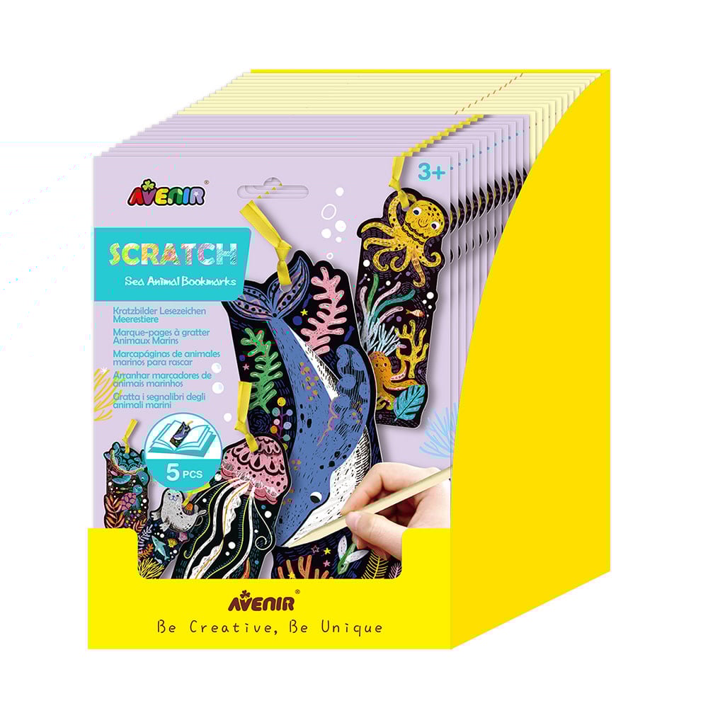 Avenir Scratch Art Bookmarks & Door Hangers