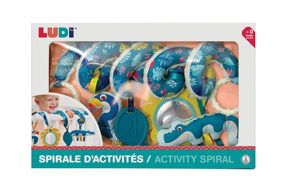 Ludi Baby Activity Spiral Croco
