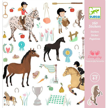 Djeco Stickers Horses