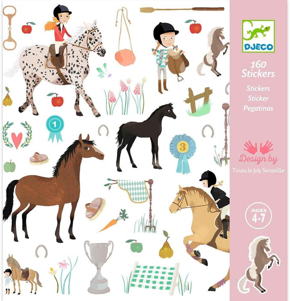 Djeco Stickers Horses