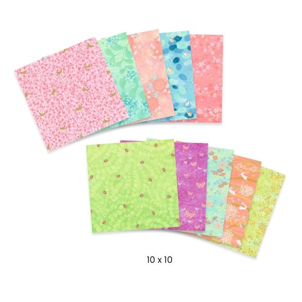 Djeco Origami Paper Haru Pinks