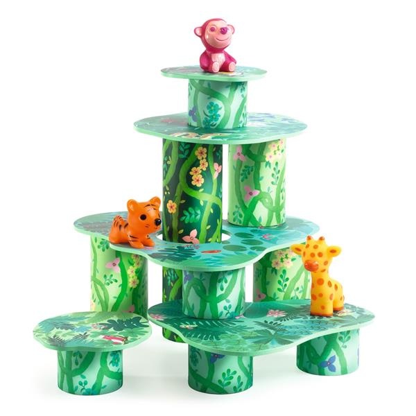 Djeco TopaniTube Jungle Stackers