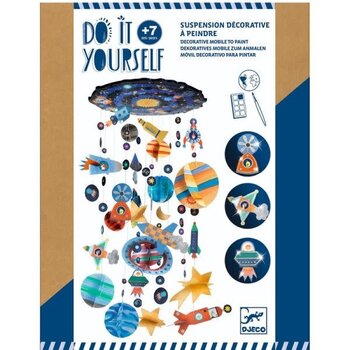 DJeco Do it Yourself Solar System Mobile to Paint