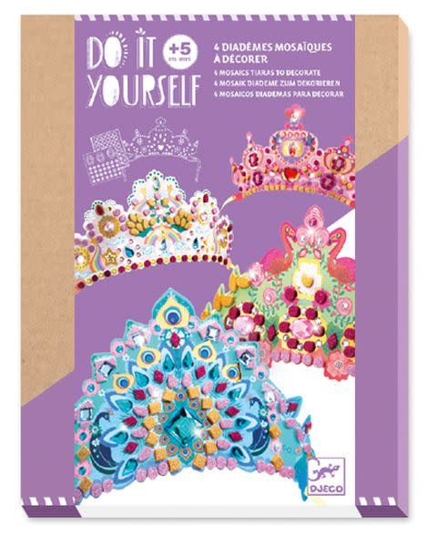 DJeco Do it Yourself Mosaic Tiaras Like a Princess