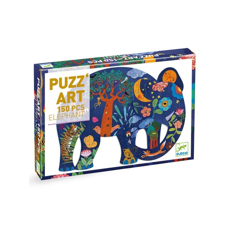 DJeco Djeco Puzzle Puzz' Art 150pc Elephant