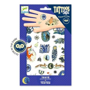 Djeco Tattoos Nighttime Reflections Glow