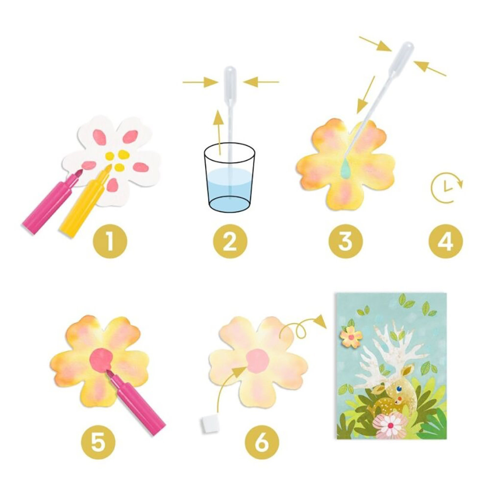 DJeco Djeco Magic Coloring with Blotting Paper
