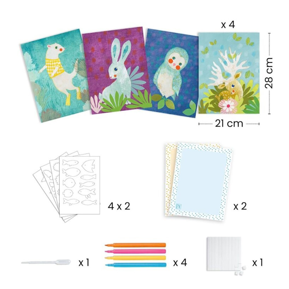 DJeco Djeco Magic Coloring with Blotting Paper