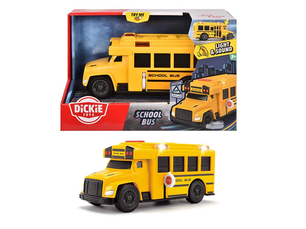 Dickie City Heroes Lights & Sounds - School Bus