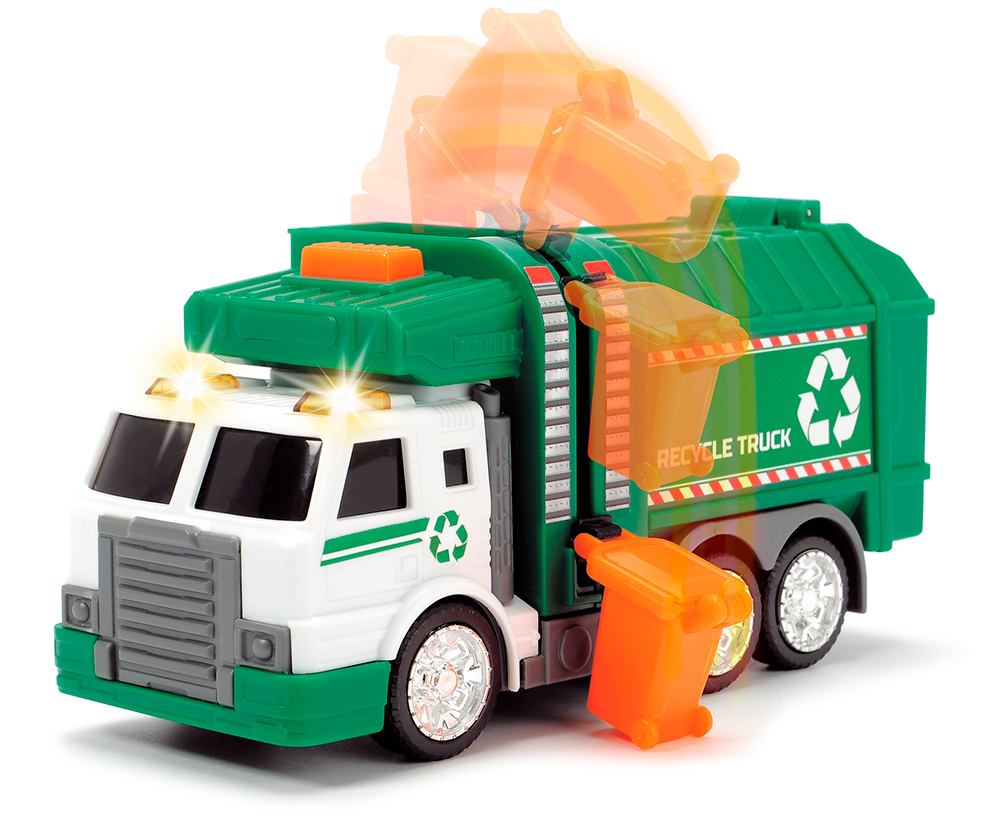Dickie City Heroes Lights & Sounds - Recycling Truck