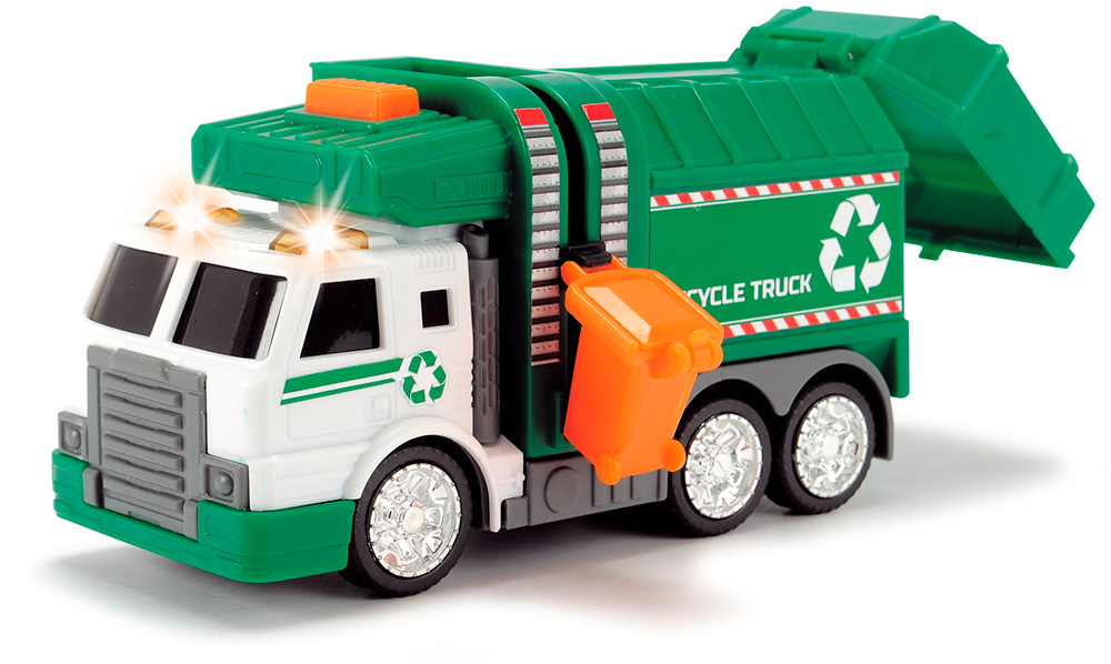 Dickie City Heroes Lights & Sounds - Recycling Truck