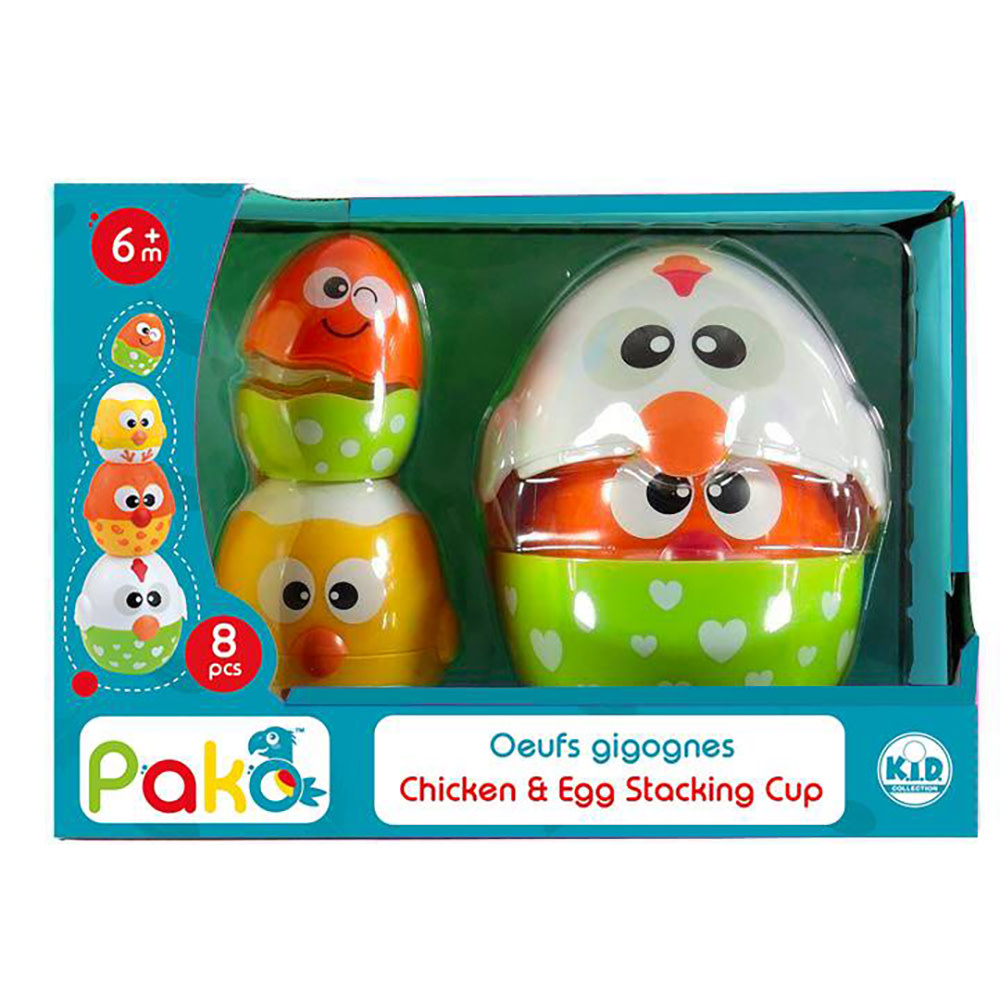 Pako Chicken & Eggs Stacking Cups