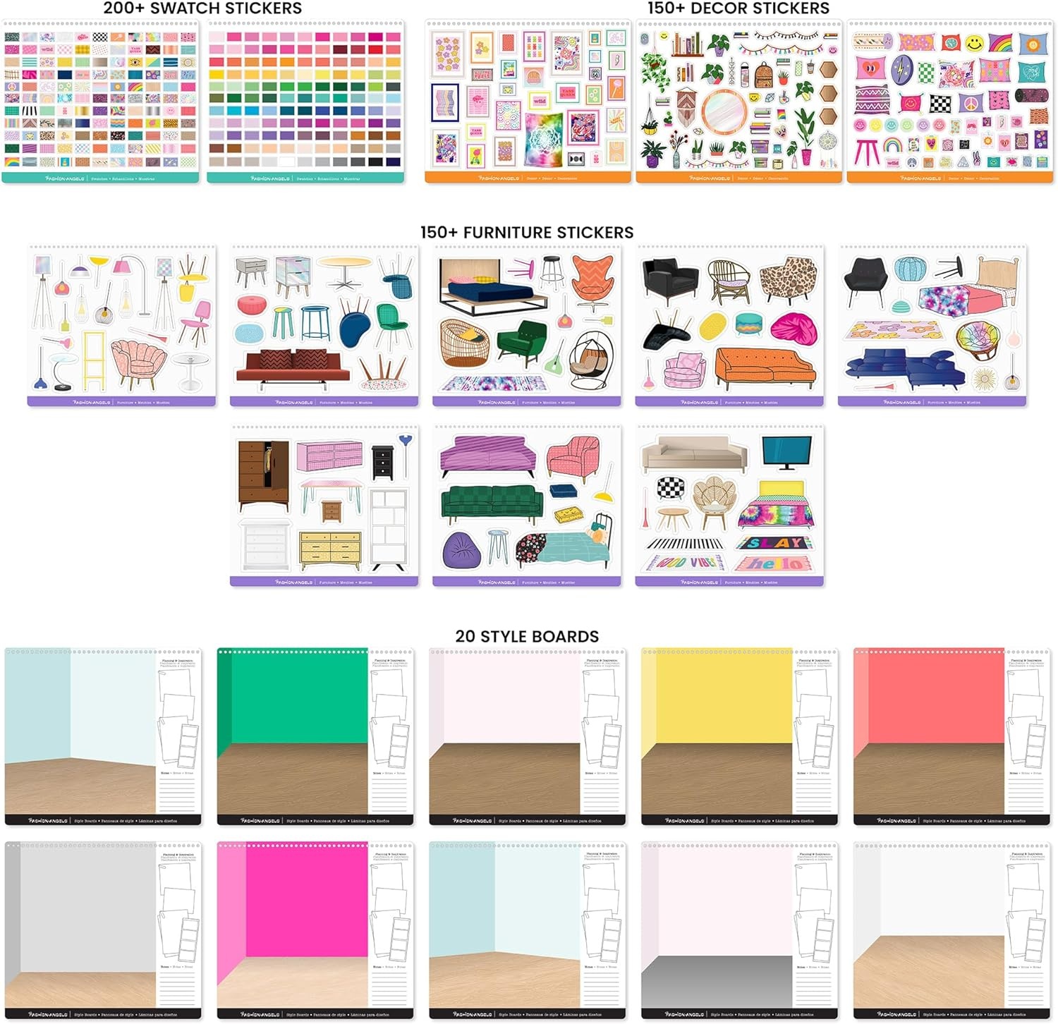 Fashion Angels Sticker Stylist Interior Design