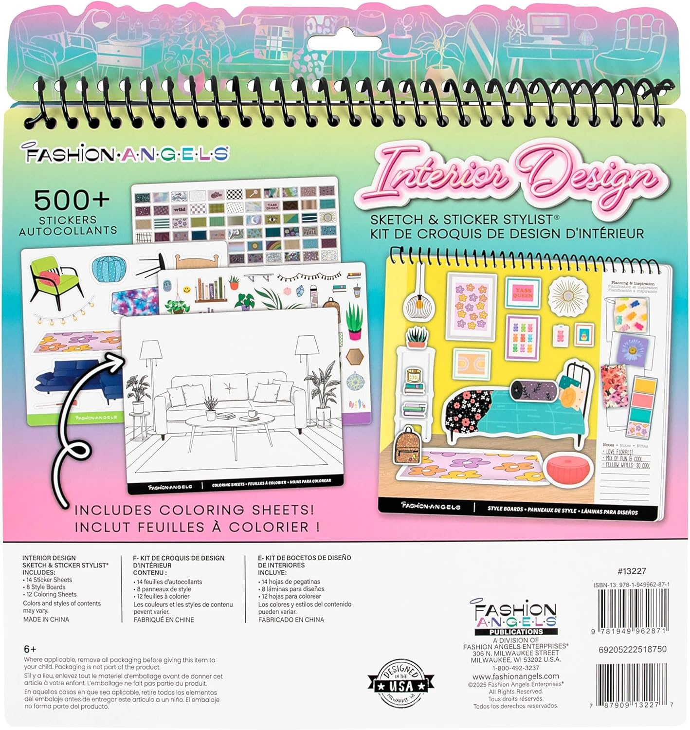 Fashion Angels Sticker Stylist Interior Design