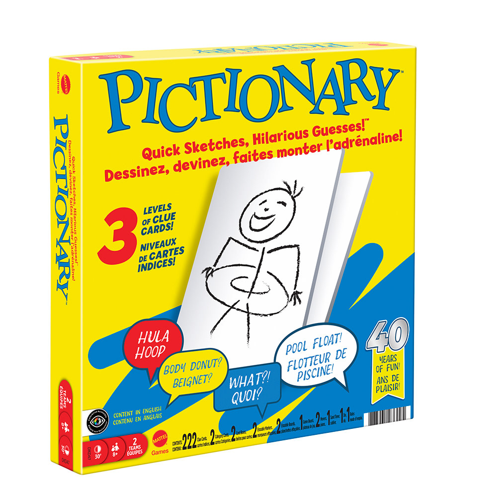 Hasbro Mattel Game Pictionary