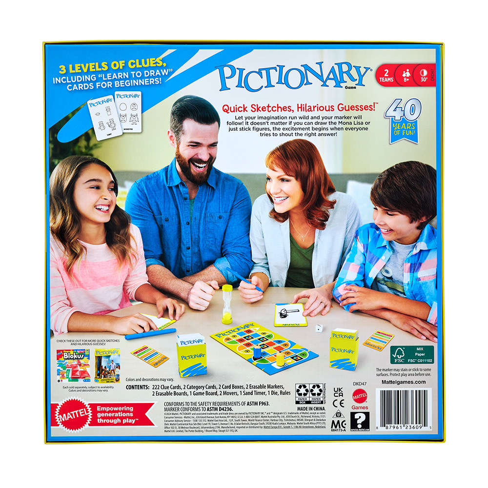 Hasbro Mattel Game Pictionary