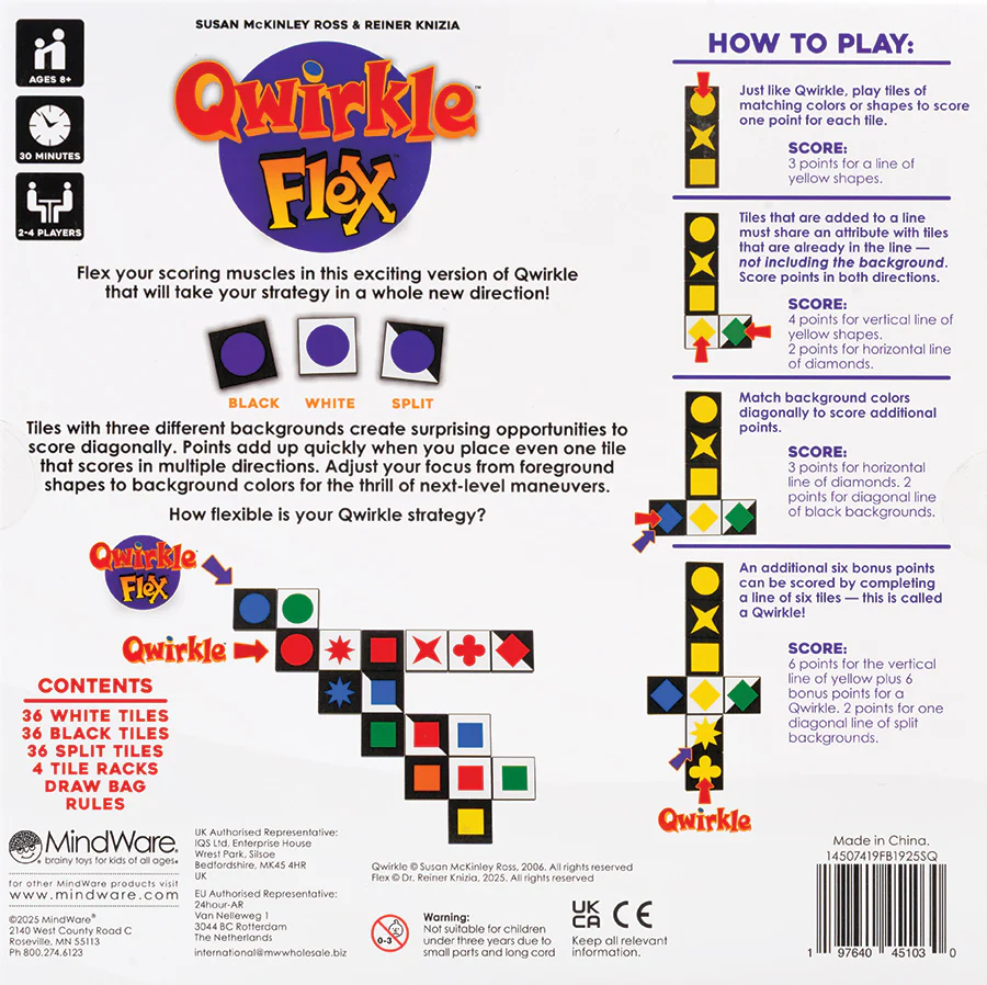 Outset Mindware Game Qwirkle Flex